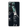 Дизайнерский силиконовый чехол для Oppo Reno 11F Jack Daniels