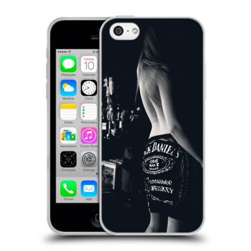 Дизайнерский пластиковый чехол для Iphone 5c Jack Daniels