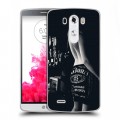 Дизайнерский пластиковый чехол для LG G3 (Dual-LTE) Jack Daniels