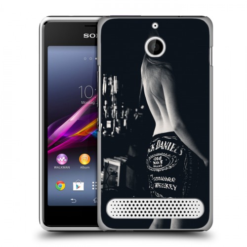 Дизайнерский силиконовый чехол для Sony Xperia E1 Jack Daniels