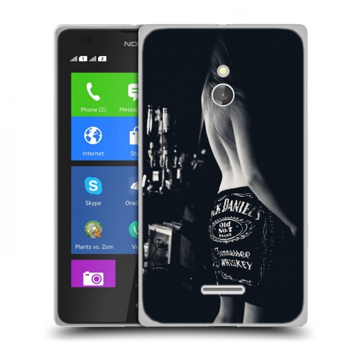 Дизайнерский силиконовый чехол для Nokia XL Jack Daniels