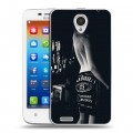 Дизайнерский пластиковый чехол для Lenovo S650 Ideaphone Jack Daniels