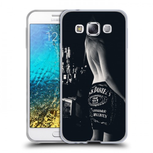 Дизайнерский пластиковый чехол для Samsung Galaxy E5 Jack Daniels