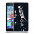 Дизайнерский пластиковый чехол для Microsoft Lumia 640 Jack Daniels