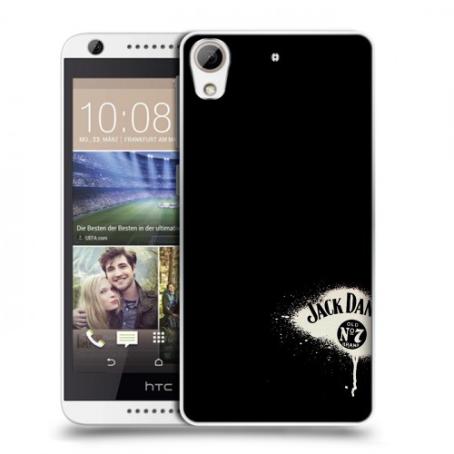 Дизайнерский силиконовый чехол для HTC Desire 626 Jack Daniels