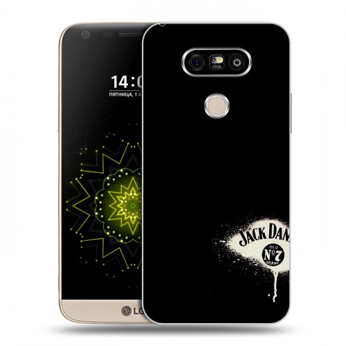 Дизайнерский пластиковый чехол для LG G5 Jack Daniels