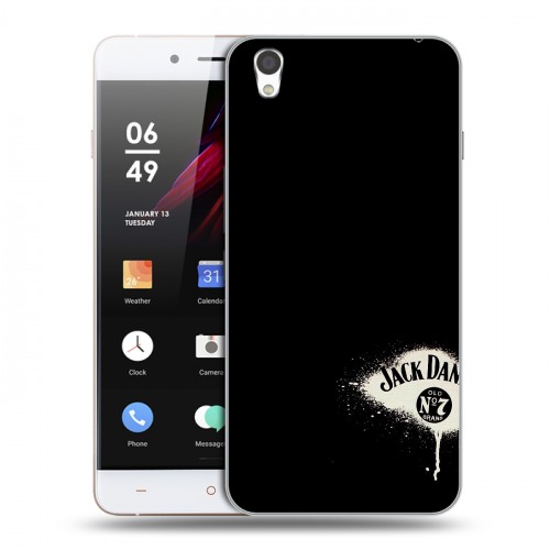 Дизайнерский пластиковый чехол для OnePlus X Jack Daniels