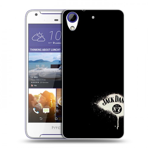 Дизайнерский пластиковый чехол для HTC Desire 830 Jack Daniels