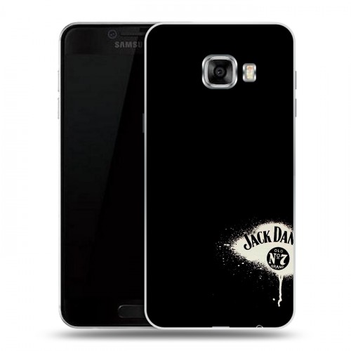 Дизайнерский пластиковый чехол для Samsung Galaxy C5 Jack Daniels