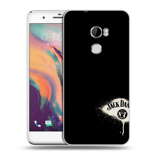 Дизайнерский пластиковый чехол для HTC One X10 Jack Daniels