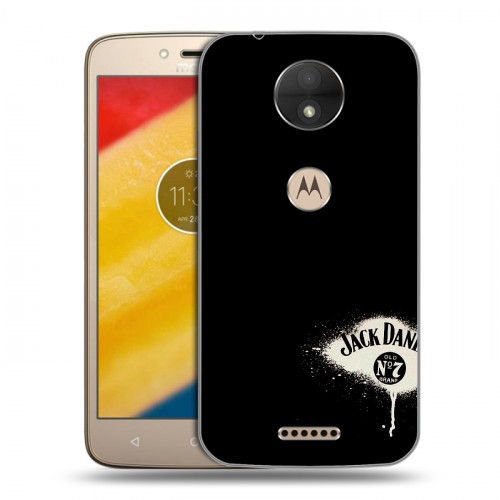 Дизайнерский силиконовый чехол для Motorola Moto C Jack Daniels