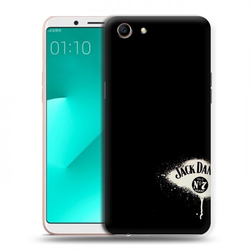 Дизайнерский пластиковый чехол для OPPO A83 Jack Daniels