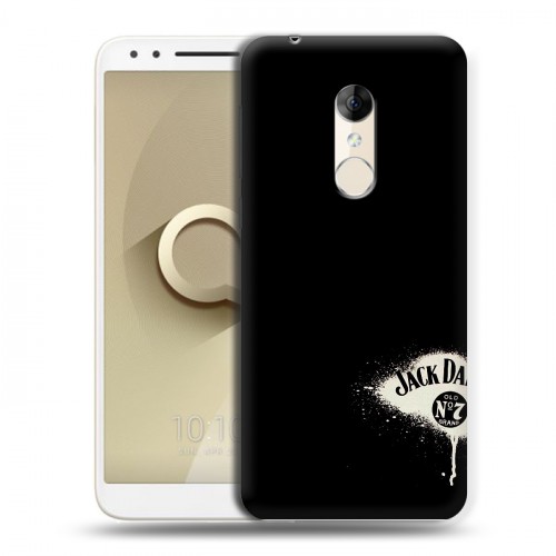 Дизайнерский пластиковый чехол для Alcatel 3 Jack Daniels