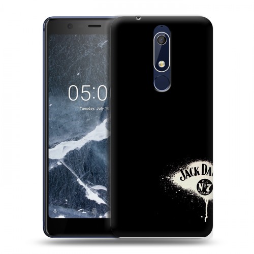 Дизайнерский пластиковый чехол для Nokia 5.1 Jack Daniels