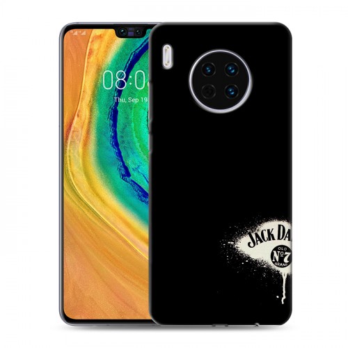 Дизайнерский пластиковый чехол для Huawei Mate 30 Jack Daniels