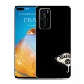 Дизайнерский силиконовый с усиленными углами чехол для Huawei P40 Jack Daniels