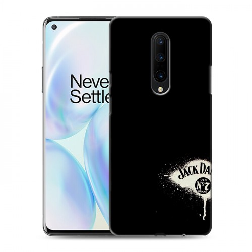 Дизайнерский пластиковый чехол для OnePlus 8 Jack Daniels