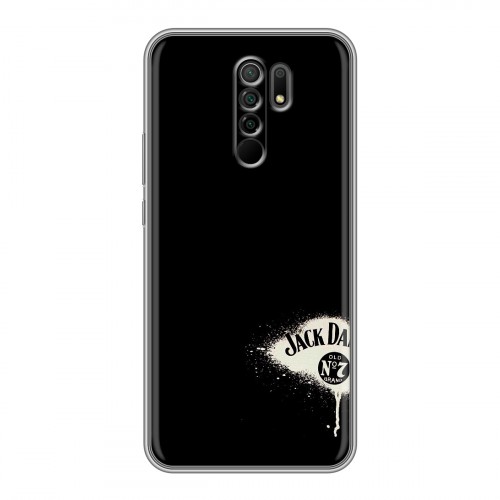 Дизайнерский силиконовый чехол для Xiaomi RedMi 9 Jack Daniels