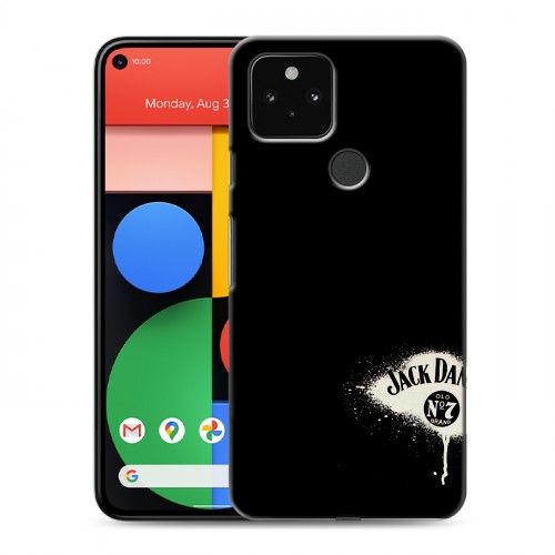 Дизайнерский пластиковый чехол для Google Pixel 5 Jack Daniels