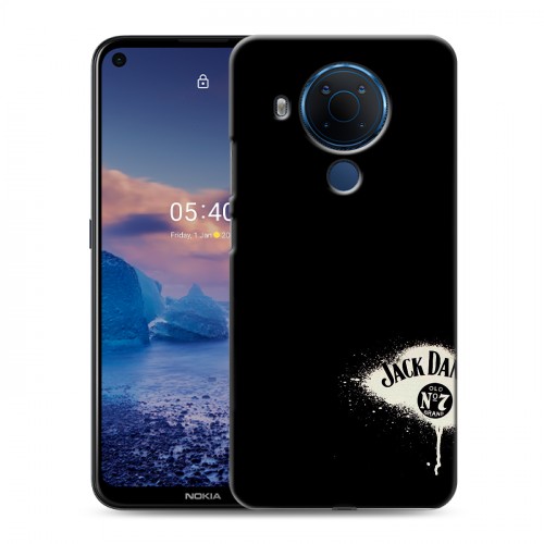 Дизайнерский силиконовый чехол для Nokia 5.4 Jack Daniels