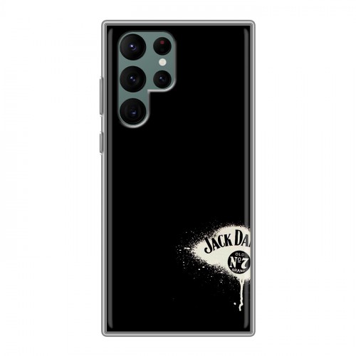 Дизайнерский пластиковый чехол для Samsung Galaxy S22 Ultra Jack Daniels