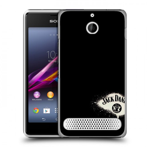 Дизайнерский силиконовый чехол для Sony Xperia E1 Jack Daniels