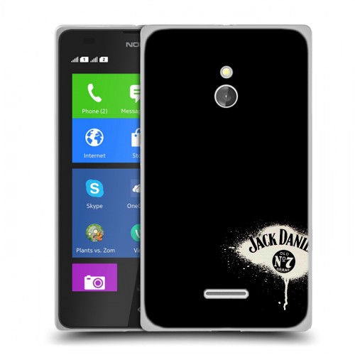 Дизайнерский силиконовый чехол для Nokia XL Jack Daniels