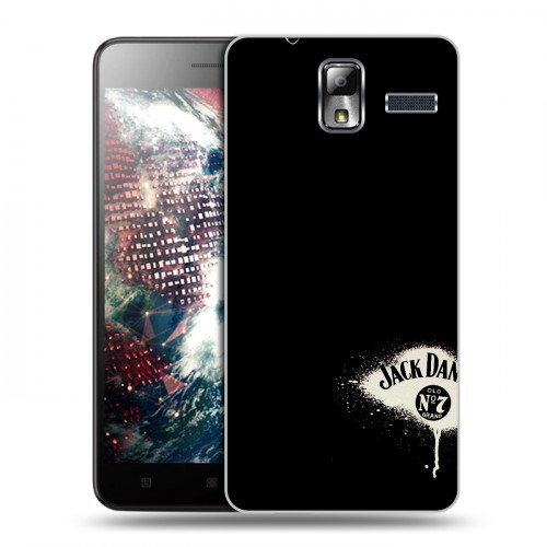 Дизайнерский силиконовый чехол для Lenovo S580 Ideaphone Jack Daniels