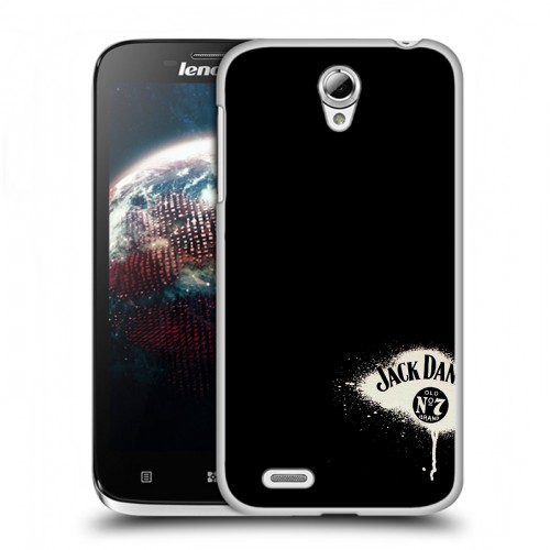 Дизайнерский пластиковый чехол для Lenovo A859 Ideaphone Jack Daniels