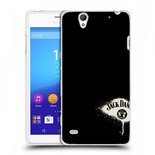 Дизайнерский пластиковый чехол для Sony Xperia C4 Jack Daniels