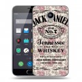 Дизайнерский пластиковый чехол для Meizu M2 Note Jack Daniels