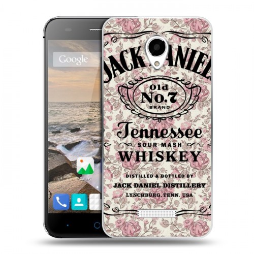 Дизайнерский силиконовый чехол для Micromax Canvas Spark Jack Daniels