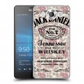 Дизайнерский пластиковый чехол для Microsoft Lumia 950 Jack Daniels