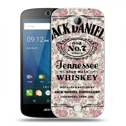 Дизайнерский силиконовый чехол для Acer Liquid Z530 Jack Daniels