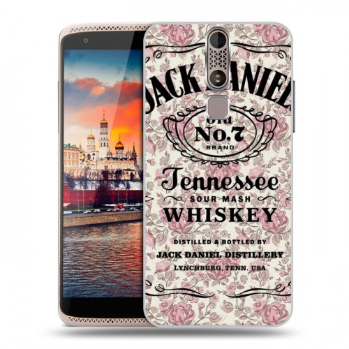 Дизайнерский пластиковый чехол для ZTE Axon Mini Jack Daniels