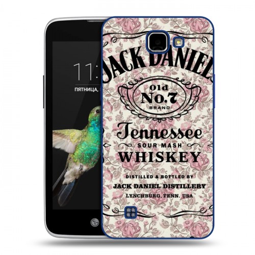 Дизайнерский пластиковый чехол для LG K4 Jack Daniels