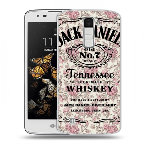 Дизайнерский пластиковый чехол для LG K8 Jack Daniels