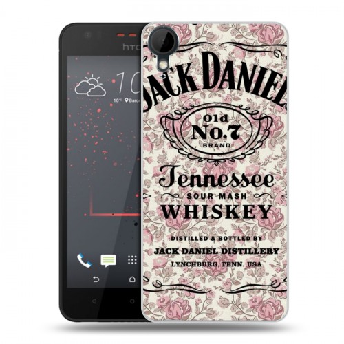 Дизайнерский пластиковый чехол для HTC Desire 825 Jack Daniels