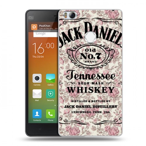 Дизайнерский силиконовый чехол для Xiaomi Mi4S Jack Daniels