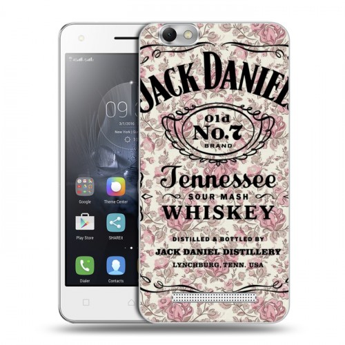 Дизайнерский силиконовый чехол для Lenovo Vibe C Jack Daniels