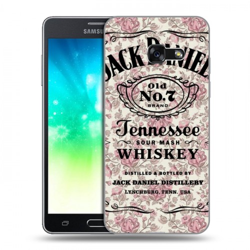 Дизайнерский силиконовый с усиленными углами чехол для Samsung Galaxy A3 (2017) Jack Daniels