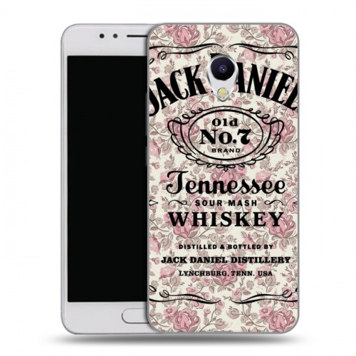 Дизайнерский силиконовый чехол для Meizu M5s Jack Daniels