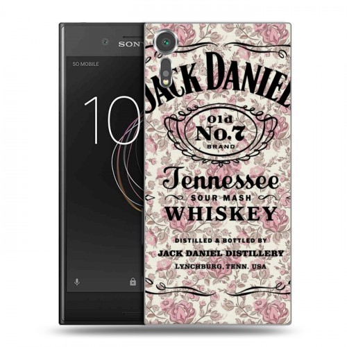 Дизайнерский пластиковый чехол для Sony Xperia XZs Jack Daniels