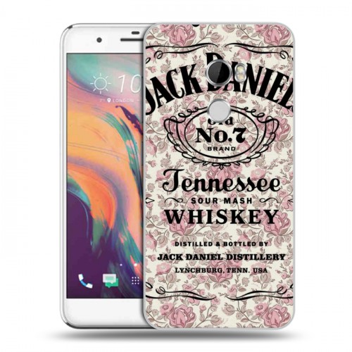 Дизайнерский пластиковый чехол для HTC One X10 Jack Daniels