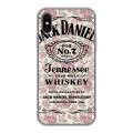 Дизайнерский силиконовый чехол для Iphone x10 Jack Daniels