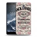 Дизайнерский силиконовый чехол для Nokia 3.1 Jack Daniels