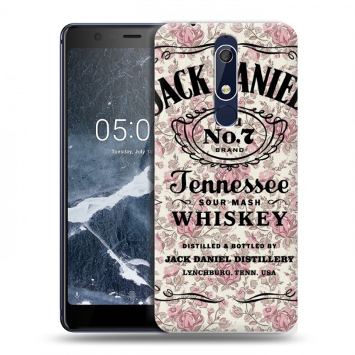 Дизайнерский пластиковый чехол для Nokia 5.1 Jack Daniels