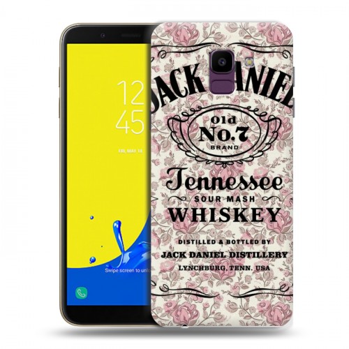 Дизайнерский пластиковый чехол для Samsung Galaxy J6 Jack Daniels