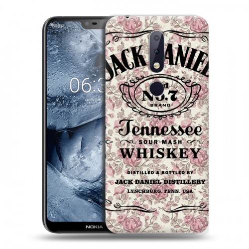 Дизайнерский пластиковый чехол для Nokia 6.1 Plus Jack Daniels