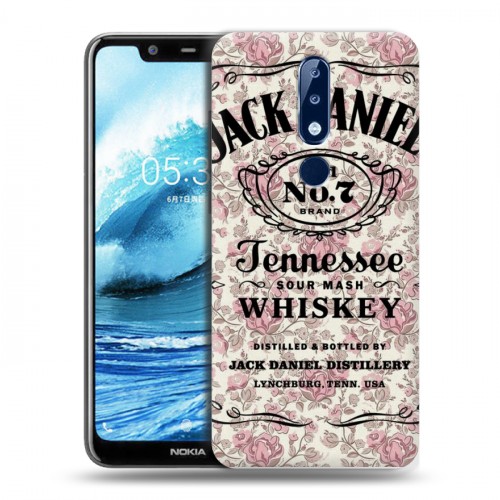 Дизайнерский силиконовый чехол для Nokia 5.1 Plus Jack Daniels